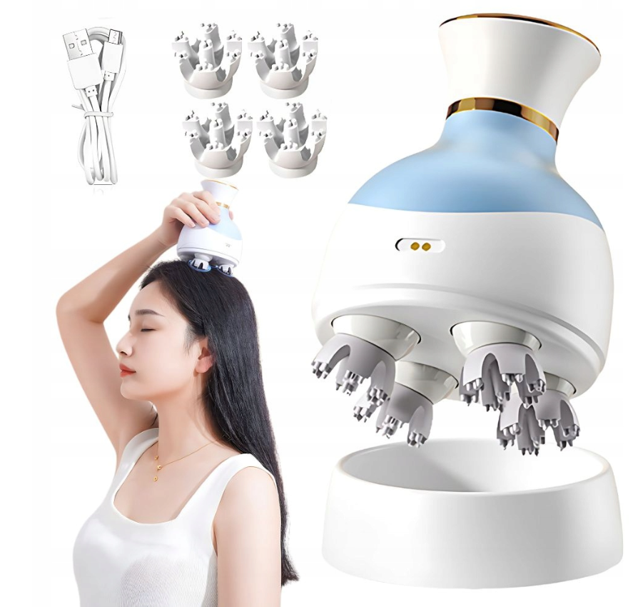 pomôcka na masáž hlavy